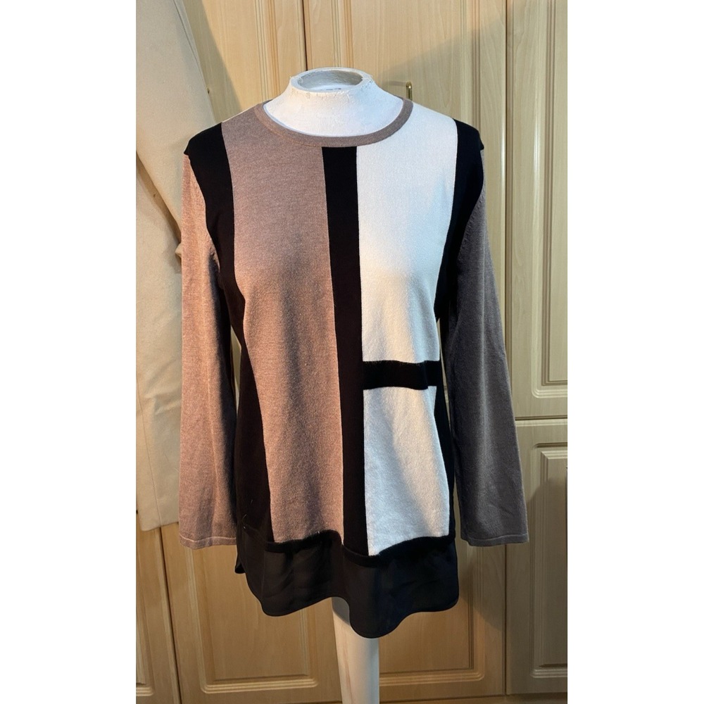 Investments‎ Petites Women's PL Mocha Mousse Sweater Lagenlook, Minimalist